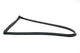 Porsche Quarter Glass Seal for Movable Glass (Frame to Body, Left) - 90154390120 - Burkken Auto Parts