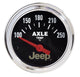 Autometer Jeep 52.4mm Short Sweep Electronic 100-250 Def F Axle Temperature Gauge - Burkken Auto Parts