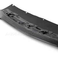 Anderson Composites 2015-2017 Ford Mustang Shelby GT350 Carbon Fiber Front Splitter (3 PC) - Burkken Auto Parts