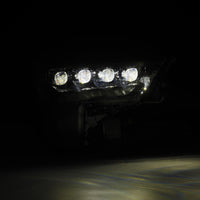 AlphaRex 22-23 Toyota Tundra NOVA-Series Headlights Alpha-Black w/Amber DRL - Req 810029 OR 810030 - Burkken Auto Parts
