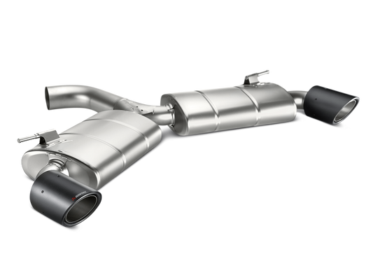 Akrapovic 13-17 Volkswagen Golf GTI (VII) Slip-On Line (Titanium) w/ Carbon Tips - Burkken Auto Parts