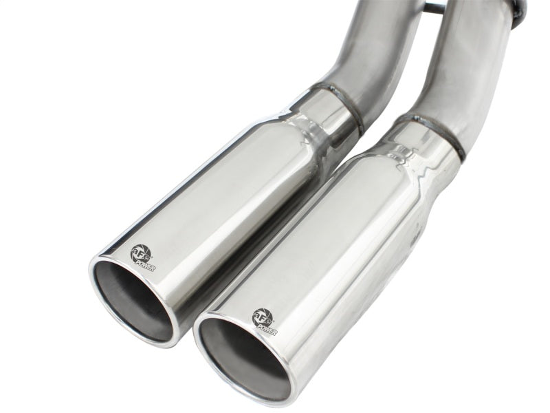 aFe Power MACHForce XP Exhaust System Cat-Back 409 Stainless Steel 07-08 Hummer H2 V8 6.0L/6.2L - Burkken Auto Parts