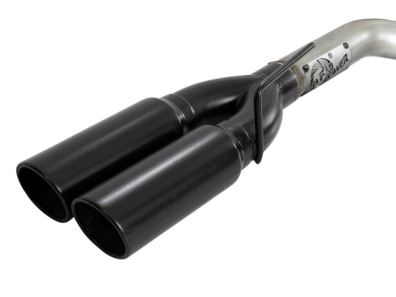 aFe Vulcan Series 3in 304 SS Exhaust Cat-Back w/ Black Tips 2019 GM Silverado/Sierra 1500 V8-5.3L - Burkken Auto Parts
