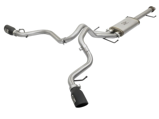 aFe MACH Force-Xp 3in - 2.5in SS Cat-Back Dual Exhaust w/Black Tips 07-14 Toyota FJ Cruiser 4.0L - Burkken Auto Parts