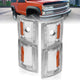ANZO 1994-1998 Chevrolet Blazer Corner Lights Clear Lens w/ Amber Reflector - Burkken Auto Parts