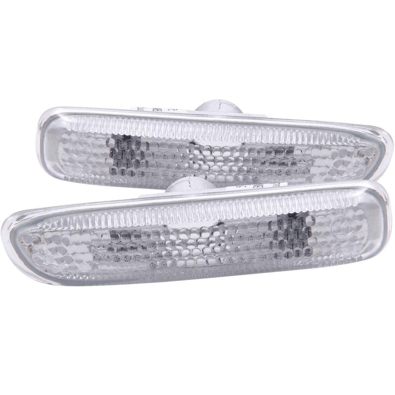 ANZO 1999-2001 BMW 3 Series Side Marker Lights Clear - Burkken Auto Parts