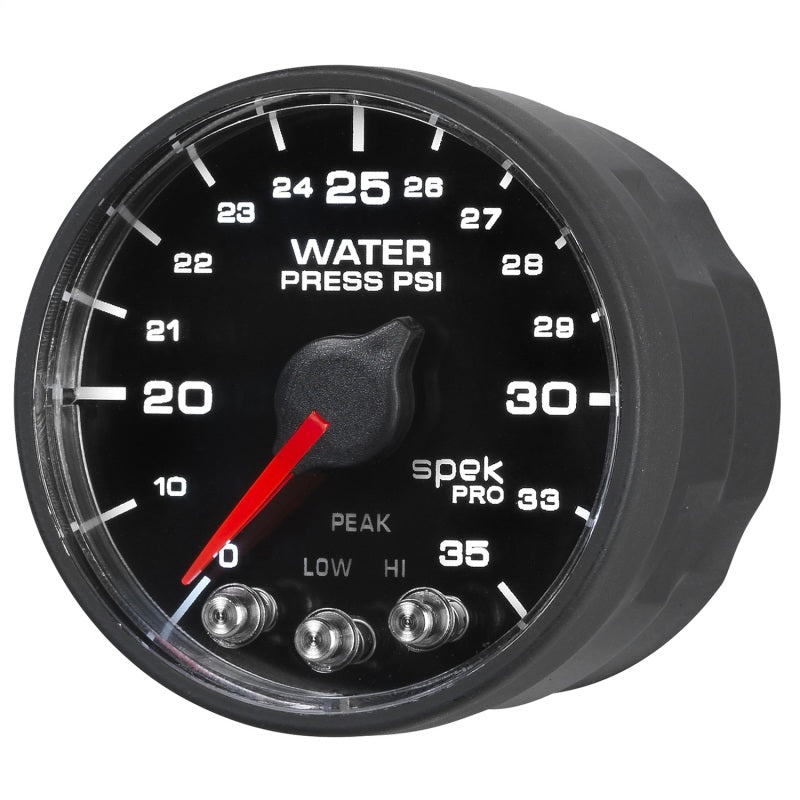 Autometer Spek-Pro - Nascar 2-1/16in Water Press 0- 35 psi Bfb Sp - Burkken Auto Parts