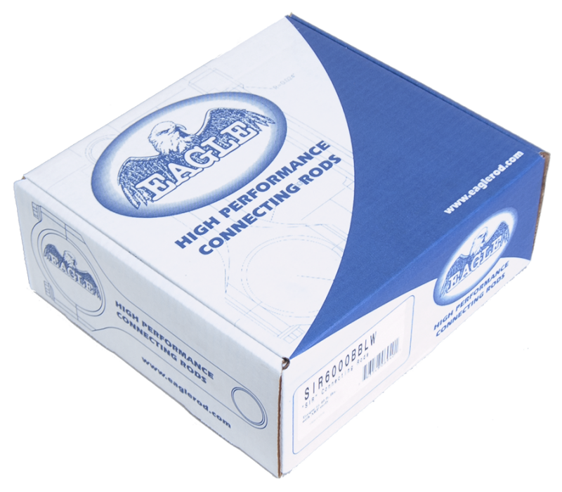 Eagle Chevrolet Small Block 6.000in Bushed I-Beam Rods - Set of 8 - Burkken Auto Parts