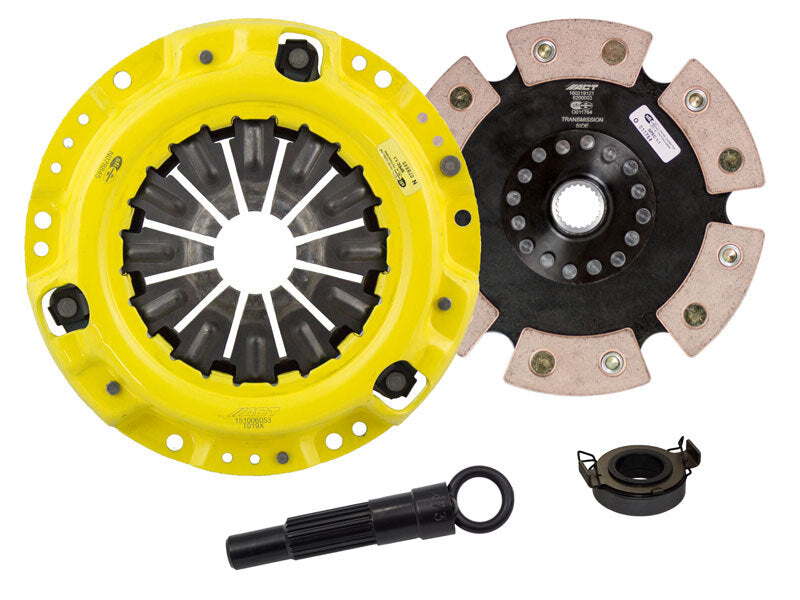 ACT 1991 Toyota Corolla XT/Race Rigid 6 Pad Clutch Kit - Burkken Auto Parts