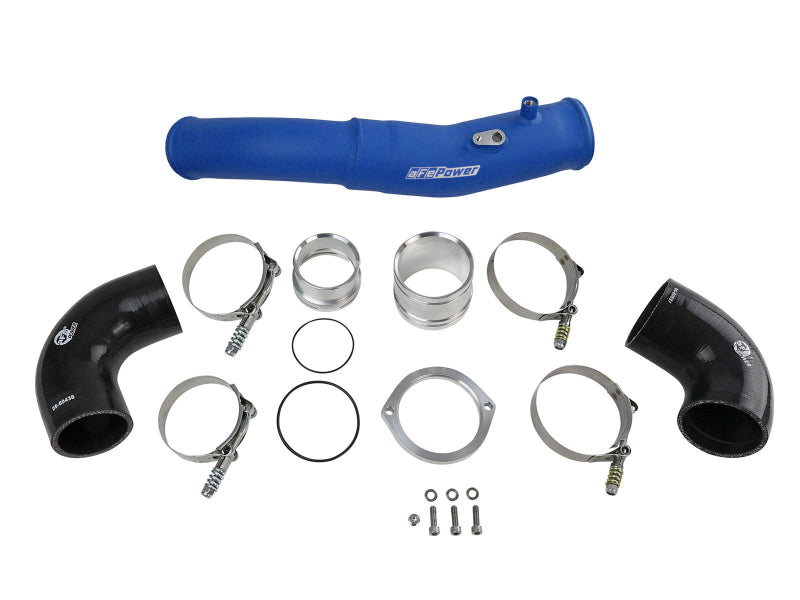 aFe 20-21 BMW Z4 M40i (G29) L6-3.0L (t) B58 BladeRunner 2-1/2in to 3in  Hot-Side Charge Pipe - Blue - Burkken Auto Parts