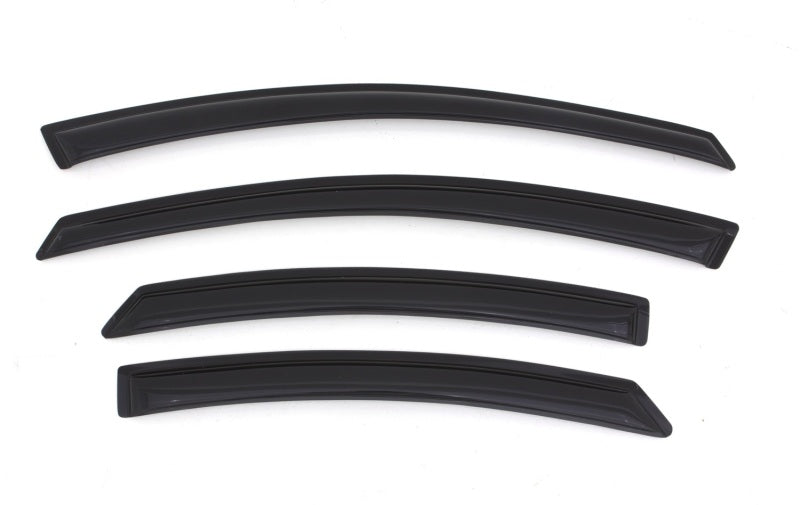 AVS 11-14 Hyundai Sonata (New Body Style) Ventvisor Outside Mount Window Deflectors 4pc - Smoke - Burkken Auto Parts