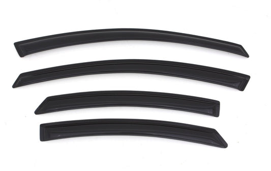 AVS 11-14 Hyundai Sonata (New Body Style) Ventvisor Outside Mount Window Deflectors 4pc - Smoke - Burkken Auto Parts