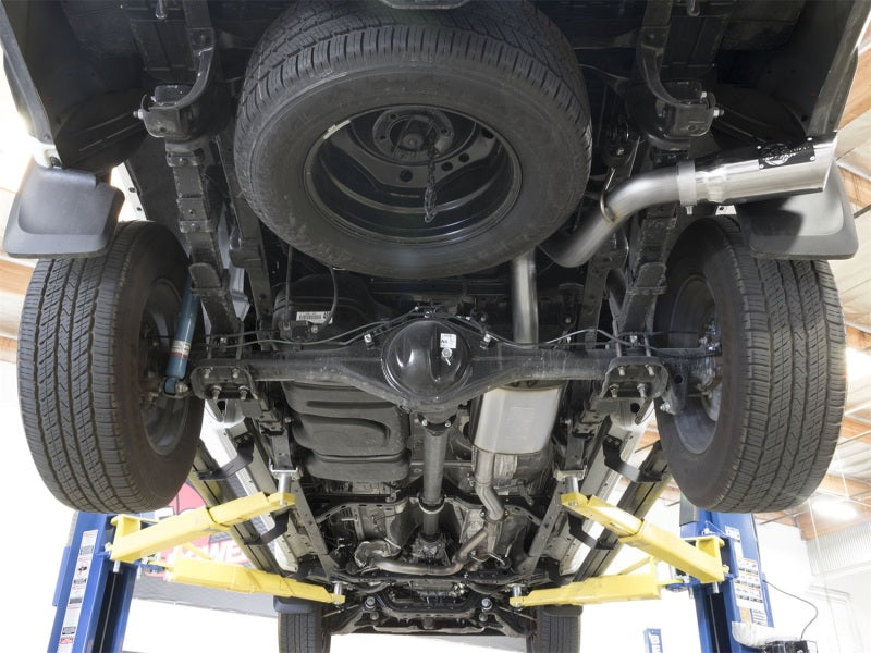 aFe MACHForce XP Cat-Back SS Exhaust w/ Polished Tips 16 Toyota Tacoma V6-3.5L - Burkken Auto Parts