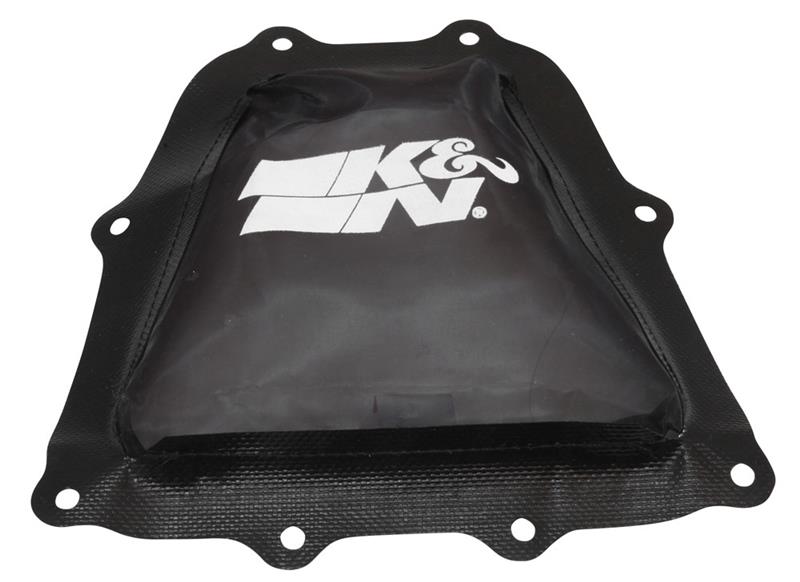 K&N Drycharger Wrap Black 7.313in L 7.25in W 1.313in H - Burkken Auto Parts
