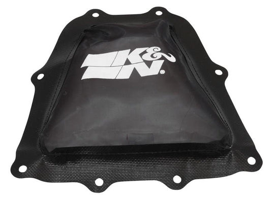 K&N Drycharger Wrap Black 7.313in L 7.25in W 1.313in H - Burkken Auto Parts
