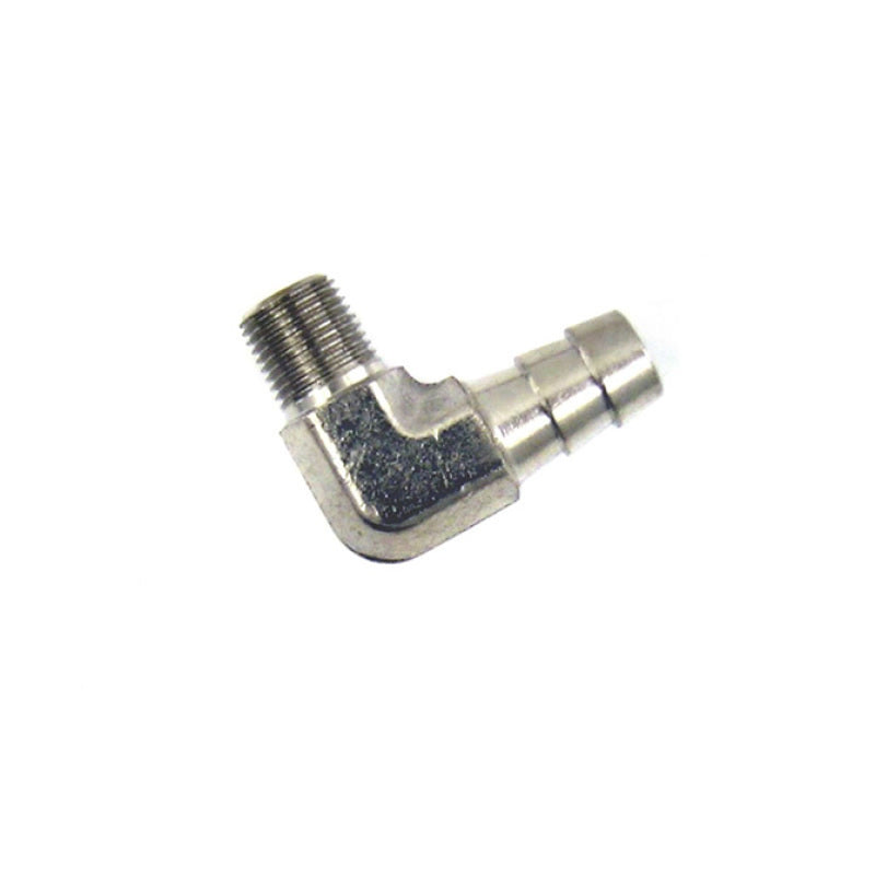 Nitrous Express 1/8 NPT x 3/8 90 Hose Barb - Burkken Auto Parts