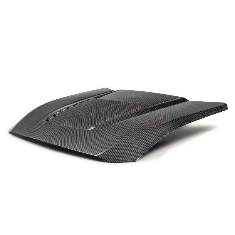 Anderson Composites 2024 Ford Mustang S650 Double-Sided Carbon Fiber Hood - Burkken Auto Parts