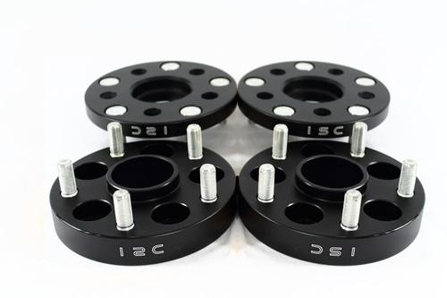ISC Suspension 5x100 Hub Centric Wheel Spacers 15mm Black (Pair) - Burkken Auto Parts
