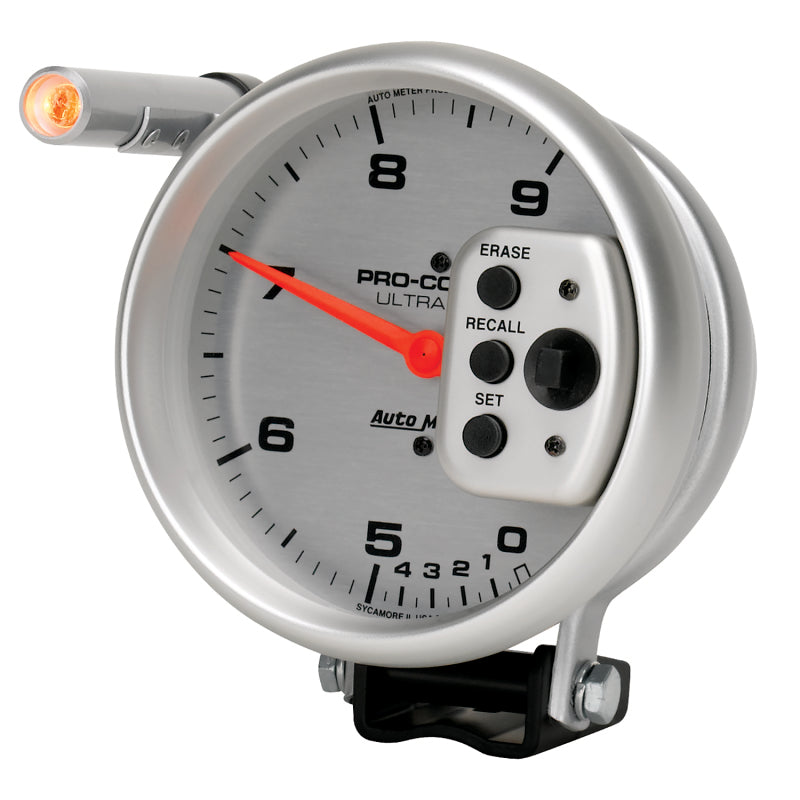 Autometer Ultra-Lite 5 inch 9000 RPM Dual Range w/ Shift-Lite and Memory Tach - Burkken Auto Parts