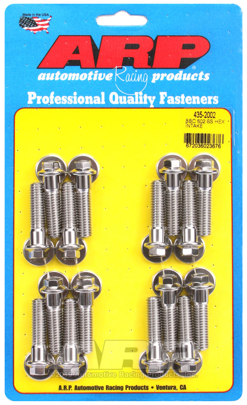ARP BB Chevy 502 SS Hex Intake Manifold Bolt Kit - Burkken Auto Parts