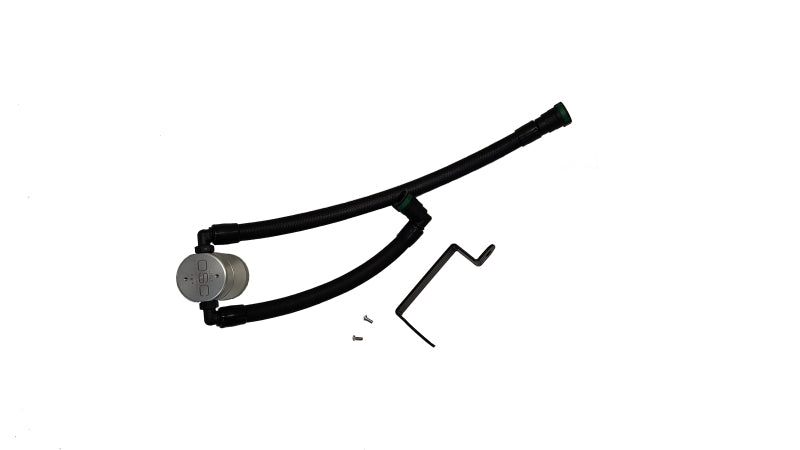 J&L 2025 Ford Bronco 2.3L/ 23-25 Ford Ranger 2.3L Separator 3.0 PCV Side - Clear Anodized - Burkken Auto Parts