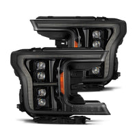 AlphaRex 18-20 Ford F-150 NOVA LED Proj Headlight Alpha Blk (14th Gen G2 Style) - Burkken Auto Parts