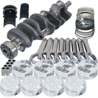 Eagle Chevy 502 1Pc 4.250in Counterwght Crank 6.535in H-Beam 46cc 4.625in Pistons Rotating Assembly - Burkken Auto Parts