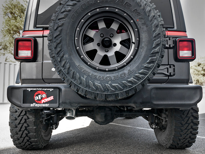 aFe MACH Force-Xp 2.5in Catback High-Tuck Exhaust 18-21 Jeep Wrangler (JL)3.6L 4-Door - Polished Tip - Burkken Auto Parts