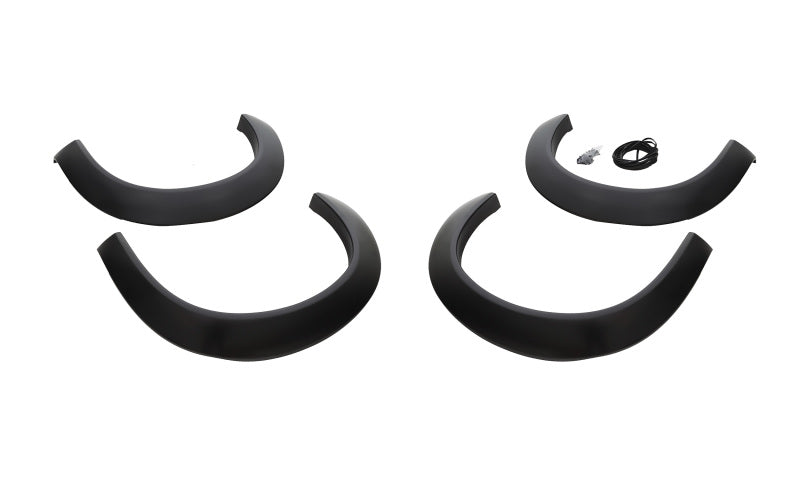 AVS 2008+ Dodge Challenger Smooth Front and Rear Fender Flares - Black (4 Pc) - Burkken Auto Parts