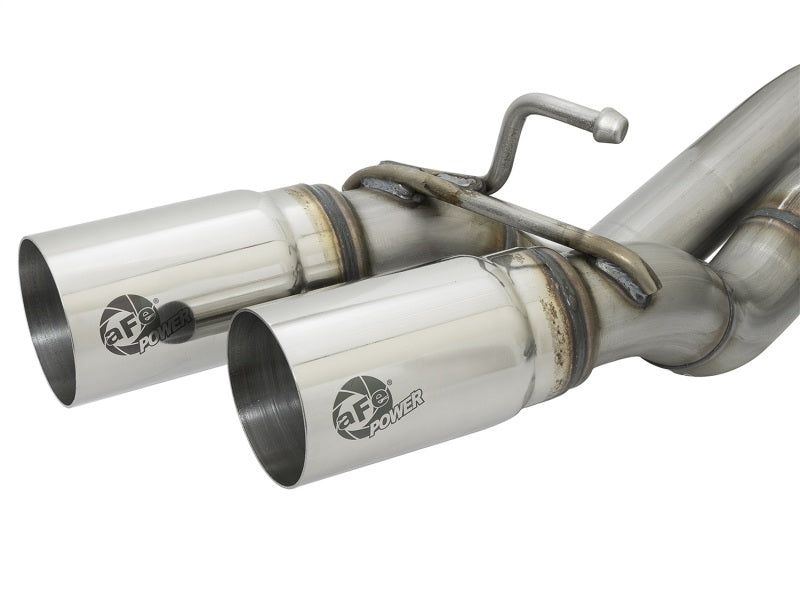 aFe Rebel Exhausts Cat-Back SS w/Polished Tip 16 Toyota Tacoma V6-3.5L - Burkken Auto Parts
