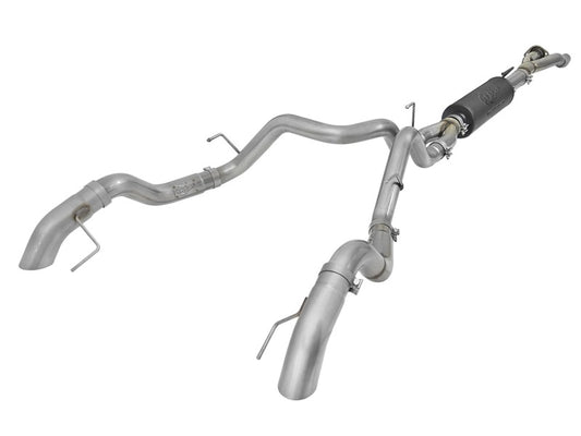 aFe MACH Force-Xp Cat-Back Exhaust w/Dual Hi-Tuck Tips 17-18 Ford F-150 Raptor V6-3.5L (tt) - Burkken Auto Parts