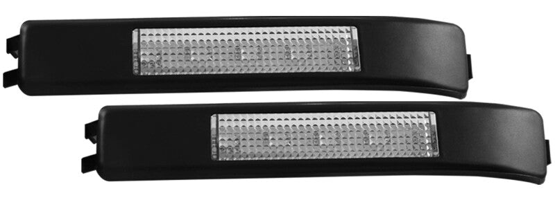 ANZO LED Mirror Lights 2009-2014 Ford F-150 LED Mirror Lights Clear w/ Amber LED - Burkken Auto Parts