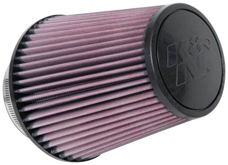 K&N Universal Clamp-On Air Filter 4in FLG / 6-1/2in B / 4-1/2in T / 7in H - Burkken Auto Parts