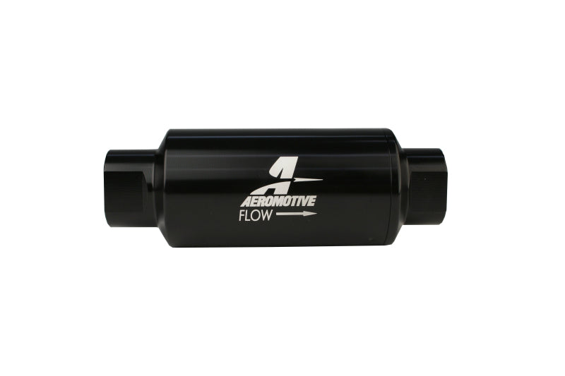 Aeromotive In-Line Filter - AN-10 - Black - 100 Micron - Burkken Auto Parts