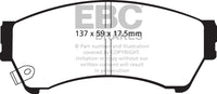 EBC 06-09 Ford Fusion 2.3 Redstuff Front Brake Pads - Burkken Auto Parts