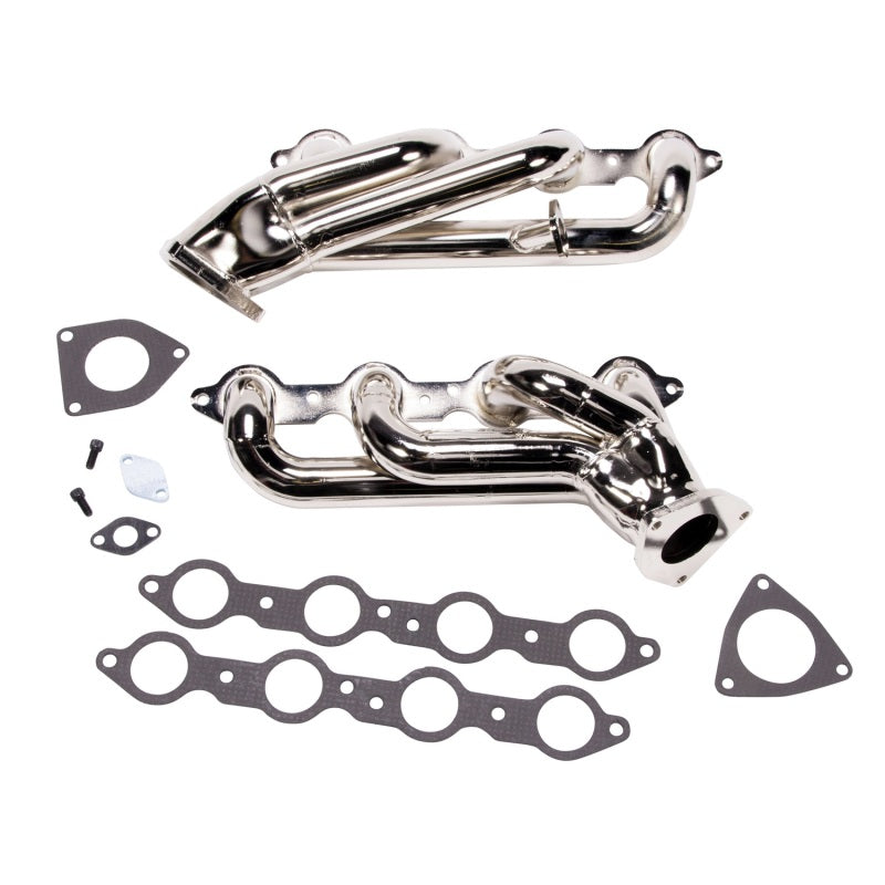 BBK 99-04 GM Truck SUV 6.0 Shorty Tuned Length Exhaust Headers - 1-3/4 Titanium Ceramic - Burkken Auto Parts