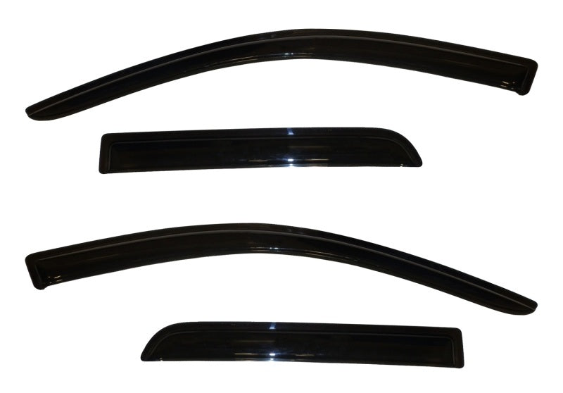 AVS 11-13 Mitsubishi Outlander Sport Ventvisor Outside Mount Window Deflectors 4pc - Smoke - Burkken Auto Parts