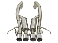 aFe MACHForce XP 3in-2 1/2in Axle Back 304SS Exhaust w/ Polished Tips 15-17 Chevy Corvette Z06 - Burkken Auto Parts