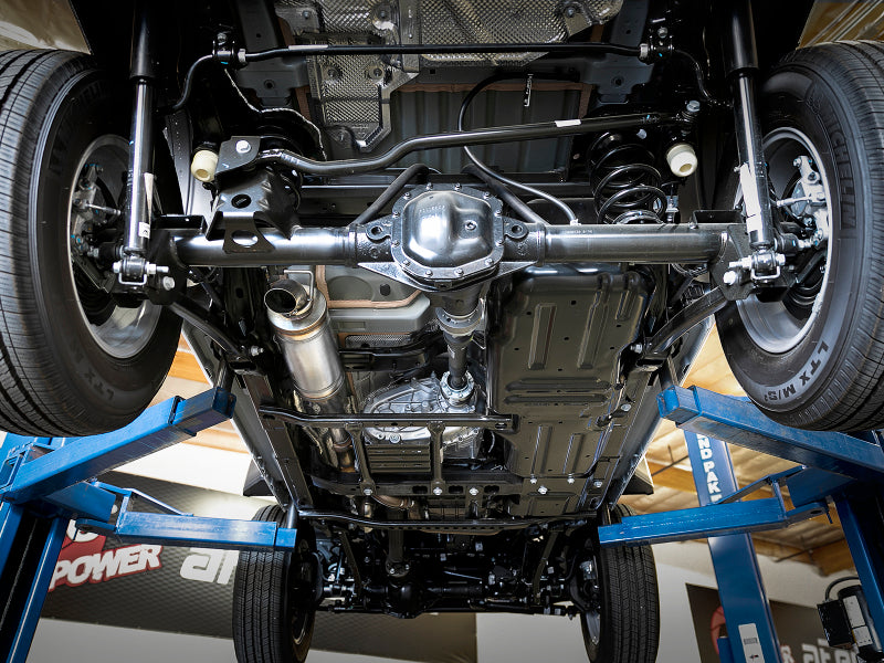aFe Rock Basher 2.5in 409SS Cat-Back Exhaust System 18-21 Jeep Wrangler (JL) V6 3.6L - Burkken Auto Parts