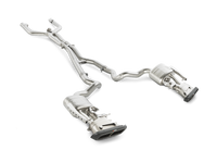 Akrapovic 15-17 AMG C63 Estate Evolution Line Cat Back (Titanium) w/ Carbon Tips (Req. Link Pipe) - Burkken Auto Parts