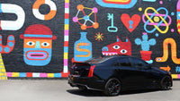 Corsa 2016-2019 Cadillac ATS 3.6T 4in Inlet / 4in Outlet Twin Black Tip Kit (For Corsa Exhaust Only) - Burkken Auto Parts