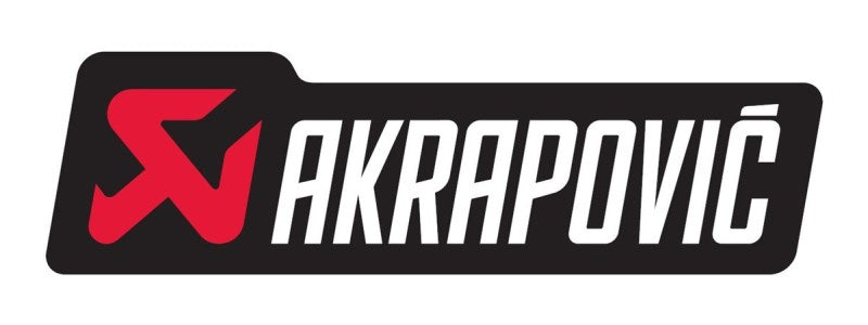 Akrapovic Logo Sticker - Front Adhesive 40 X 11.5 cm - Burkken Auto Parts
