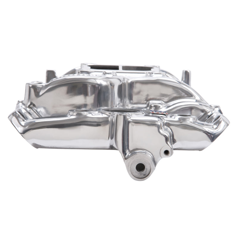 Edelbrock Performer Pontiac Polished Manifold - Burkken Auto Parts