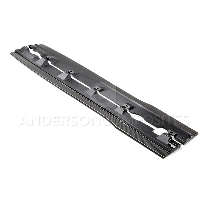 Anderson Composites 16-17 Ford Focus RS Type-AR Rocker Panel Splitter - Burkken Auto Parts