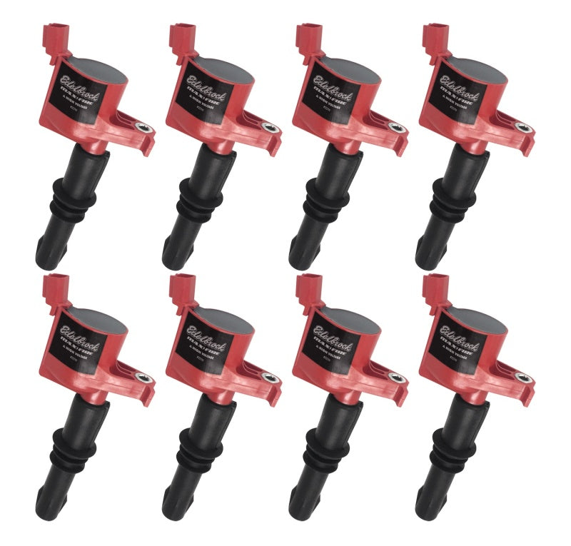 Edelbrock 08-18 Ford V8 4.6L-5.4L/V10 6.8L  Ignition Coil - Set of 8 - Burkken Auto Parts