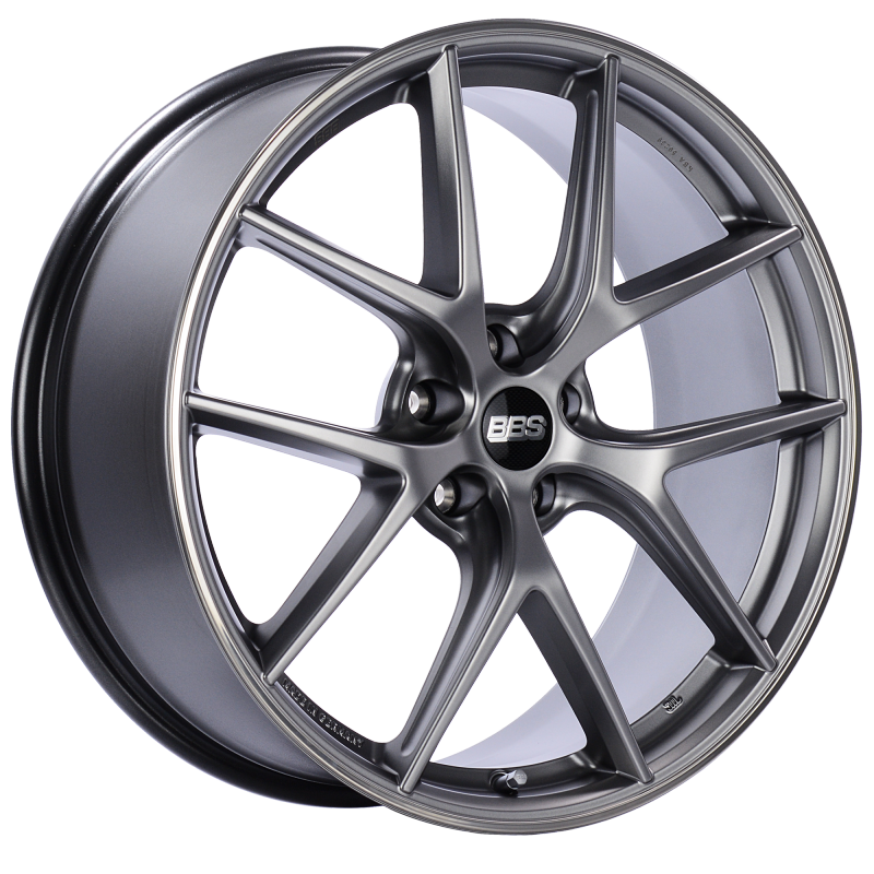 BBS CI-R 20x8.5 5x114.3 ET40 Platinum Silver Polished Rim Protector Wheel -82mm PFS/Clip Required - Burkken Auto Parts