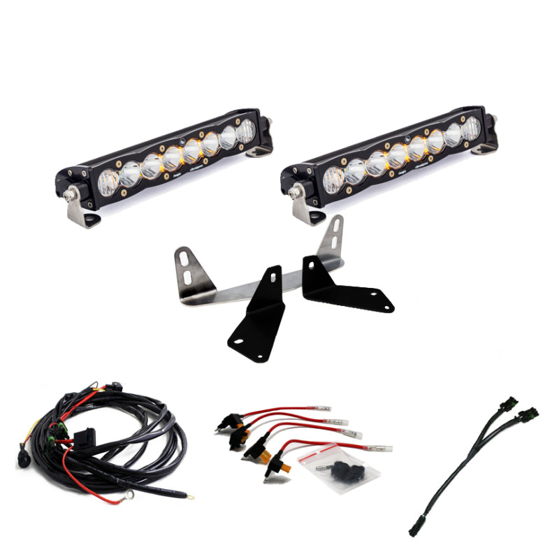 Baja Designs 2018+ Ford F-150 Dual S8 Series 10in Light Bar Kit - Burkken Auto Parts