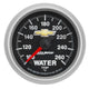 AutoMeter Gauge Water Temp 2-1/16in. 100-260 Deg. F Digital Stepper Motor Chevy Gold Bowtie - Burkken Auto Parts