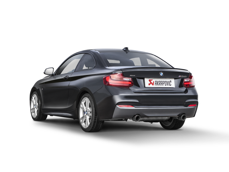 Akrapovic 16-17 BMW M240i (F22 F23) Evolution Line Cat Back (SS) w/ Carbon Tips (Req. Link Pipe) - Burkken Auto Parts