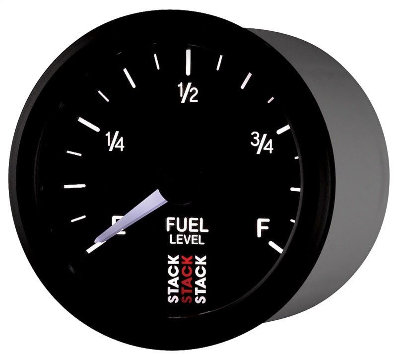 Autometer Stack Instruments 52mm 0-280 Ohm Programmable Pro Stepper Motor Fuel Level Gauge - Black - Burkken Auto Parts